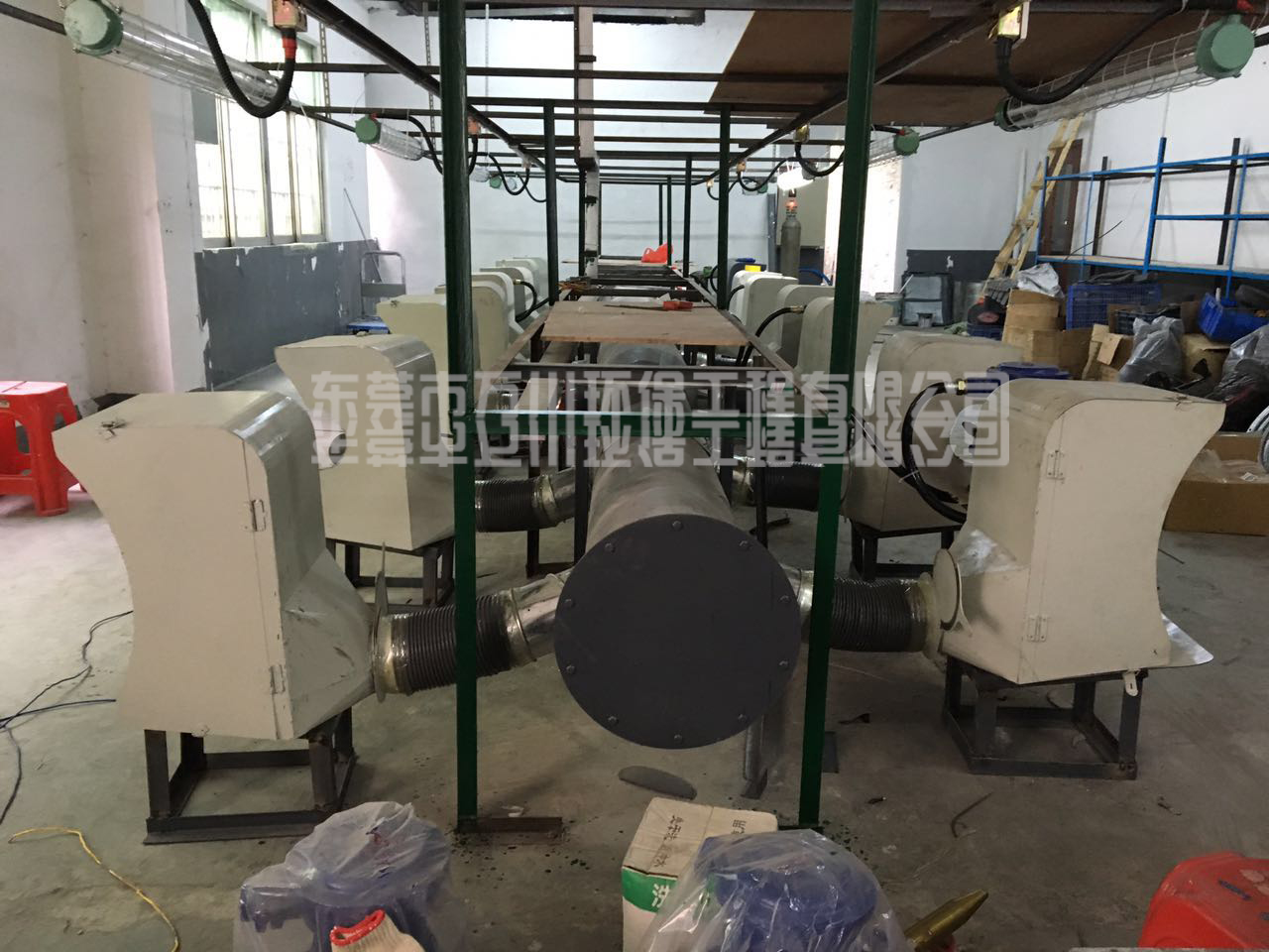 拋光車間粉塵處理工程案例