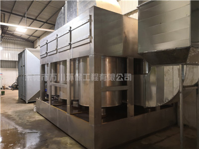 廣東惠州防火門廠家噴漆廢氣處理工程案例