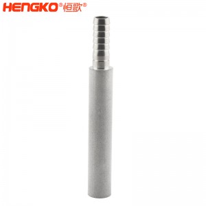 廠家批量生產不銹鋼粉末燒結曝氣頭擴散器 孔隙率高流通速度快，用于臭氧發生器